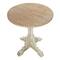 2.5ft. White Chinese Fir Farmhouse Accent Table
